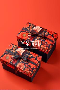 緋紅花語系列糕點